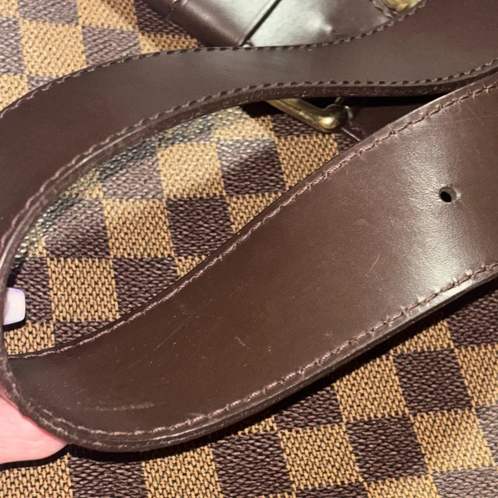 🔥🔥Unisex Louis Vuitton Brown Damier Ebene Leather Crossbody/Messenger Bag 🔥🔥